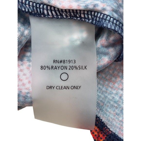 Robert‎ Graham NWT Delaney multi color wrap dress Medium - Picture 6 of 6